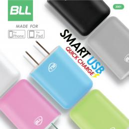 SKI - สกี จำหน่ายสินค้าหลากหลาย และคุณภาพดี | BLL BLL2001 ที่ชาร์จพร้อมสายไมโคร 1A (สีเขียว)